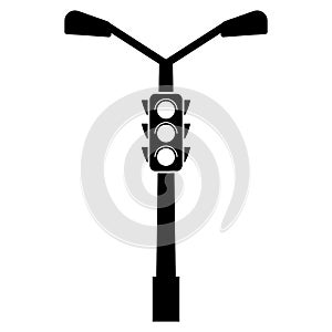 Traffic Light icon. Stoplight, semaphore vector illustration