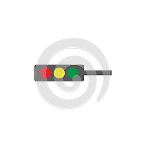 Traffic light icon vector royality