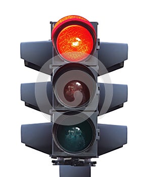 Traffic light isolated photo