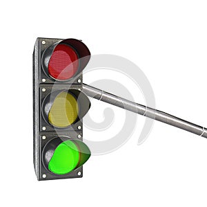 Traffic light, lights green light