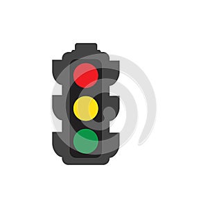 Traffic Light signal Icon Vector Design Template