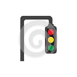 Traffic Light signal Icon Vector Design Template