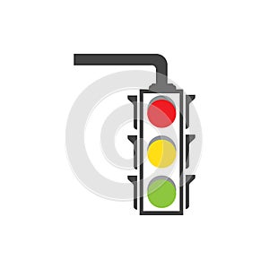 Traffic Light signal Icon Vector Design Template