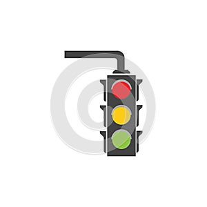 Traffic Light signal Icon Vector Design Template