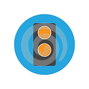 Traffic Light signal Icon Vector Design Template