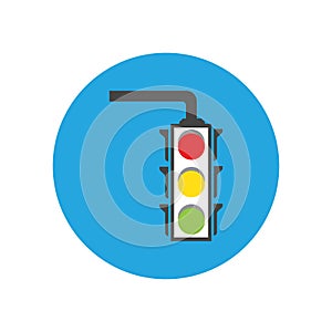 Traffic Light signal Icon Vector Design Template