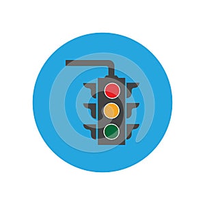 Traffic Light signal Icon Vector Design Template