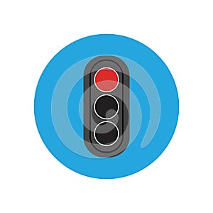 Traffic Light signal Icon Vector Design Template