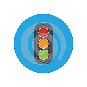 Traffic Light signal Icon Vector Design Template