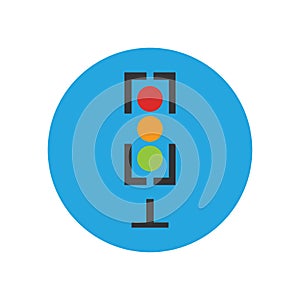 Traffic Light signal Icon Vector Design Template