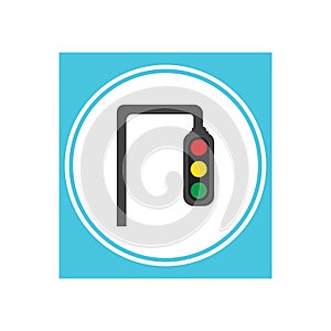 Traffic Light signal Icon Vector Design Template