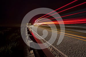 Traffic light trails