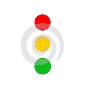 Traffic light vector illustration