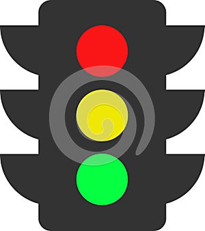 traffic light in vector traffic light safety and warning