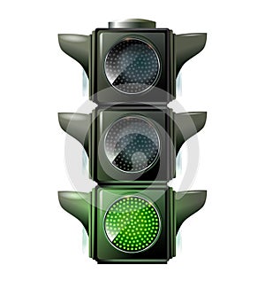 Traffic lights, 10eps. Green light.