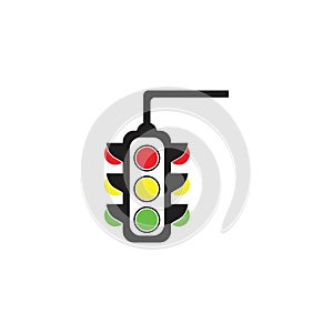 Traffic Lights Graphic Design Element Vector Illustration, Logo, Symbol.