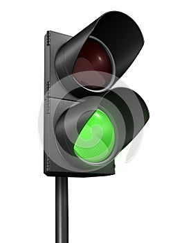 Traffic lights green