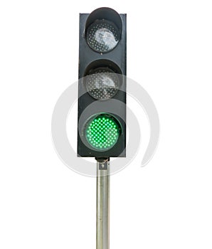 Traffic lights isolated