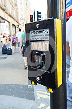 Traffic lights in London