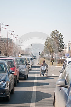 At the traffic lights