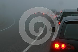 Traffic in a mist