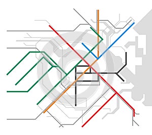 Traffic Network Map of Boston,America