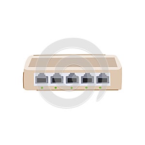 traffic network switch cartoon vector illustration photo