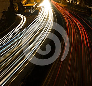 Traffic at night