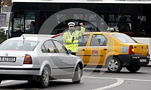 Traffic policeman