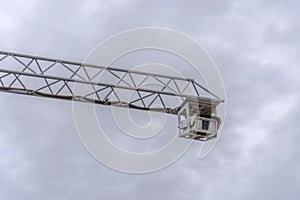 Traffic radar speed camera technology with cloudy sky background