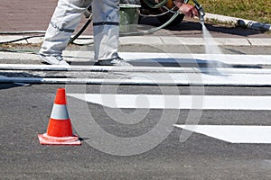 Traffic Series: Renew the Road Marking on the Street