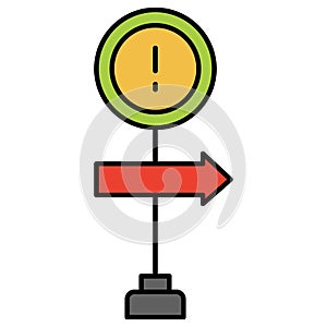 Traffic Sign Board which can easily edit or modify photo