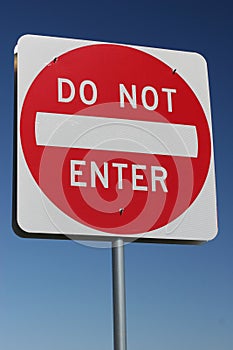 Traffic Sign - Do not enter