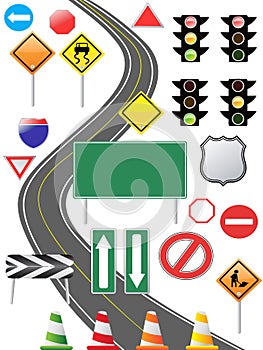 Traffic sign icon