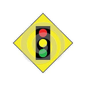 traffic sign icon logo vector design