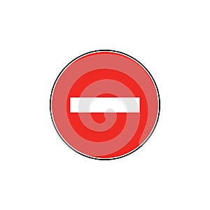 traffic sign icon logo vector design