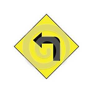 traffic sign icon logo vector design