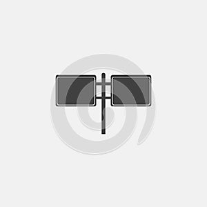 traffic sign icon vector