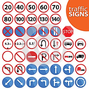 Traffic sign illustration