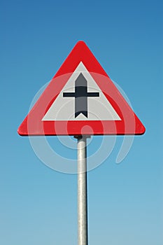 Traffic sign; priority photo