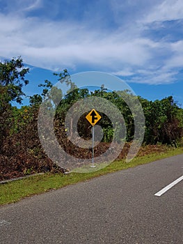 Traffic Sign Beside Road