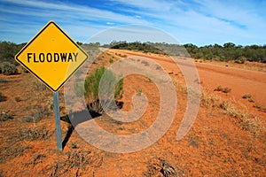 Traffic Sign on a Rural Road