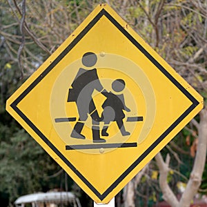 Traffic sign School warning sign