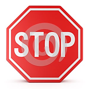 Traffic sign stop