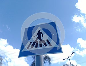 Traffic sign up to sky