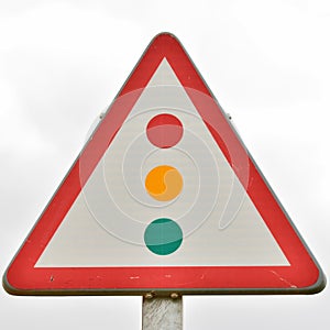 Traffic signs of , traffic light photo