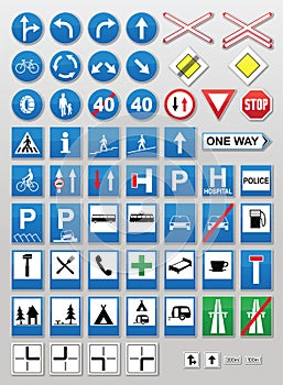 Traffic signs: Information