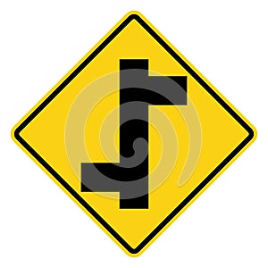 Traffic Signs,Warning Signs,Offset road junction, left and right