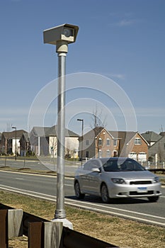 Traffic speed camera