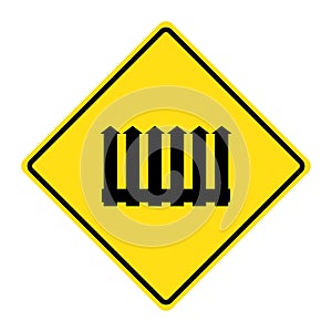 Traffic symbols and road safety signs